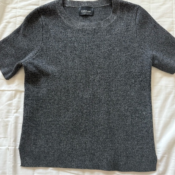 Zara Sweaters - Zara Gray Crewneck Sweater with Minimalist Design